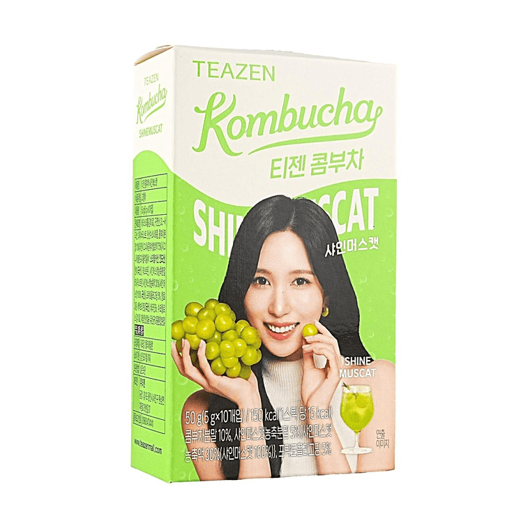 Shine Muscat Kombucha Drink Mix - Probiotic Health Beverage, 10 Packets* 0.17oz 4