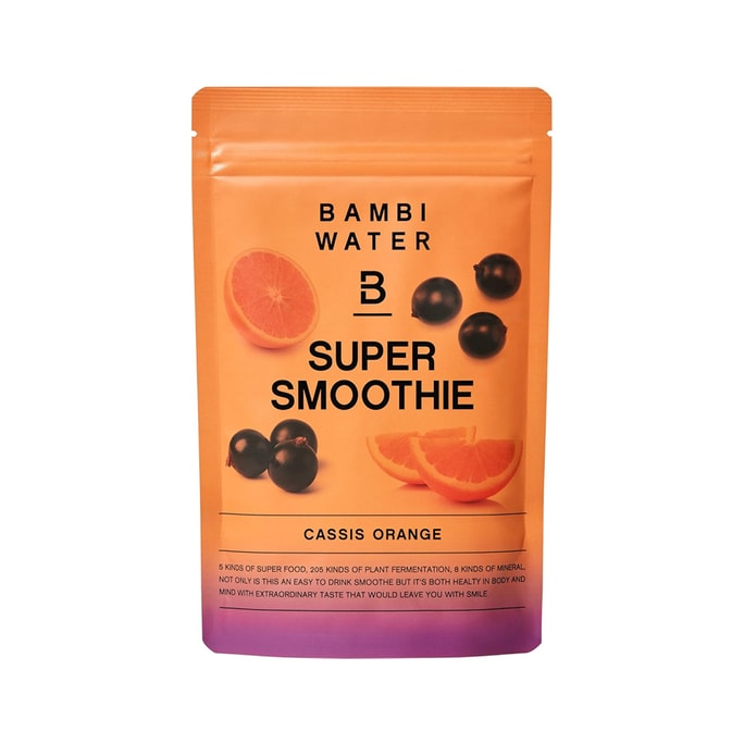 Bambi Water Super Smoothie CASSIS ORANGE 200g