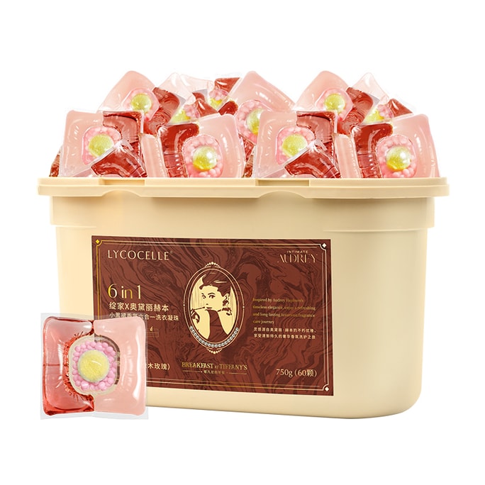 Double Fragrance Pop 4-Chamber Laundry Pods: Eucalyptus & Rose-Oakmusk, 60 Capsules. 6-in-1: Long-lasting Fragrance, Disinfecting, Anti-mite & Color Protection.