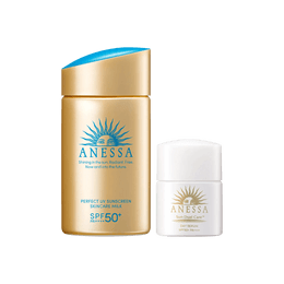 Anessa Perfect UV Sunscreen Skin Care Milk N 60ml + Day Serum 6ml