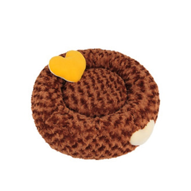 商品详情 - ALPHA DOG SERIES 宠物豪华甜甜圈床垫 #金色 加大号 - image  0