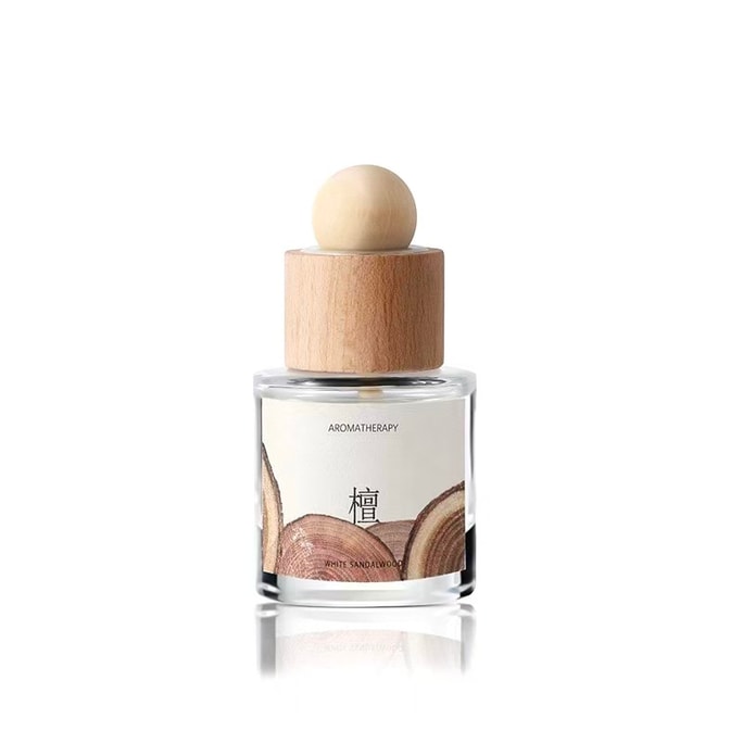 Songli Moon 車用芳香剤 50ml サンダルウッドエッセンシャルオイル 新年の車用香水 炎を使わない車用芳香剤 クリエイティブな車用ギフト 香りが広がり、空気を爽やかにします ギフト