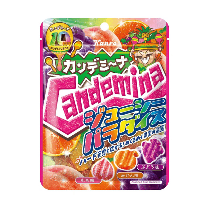 [일본 직배송] KANRO 탄산음료 과일구미 72g