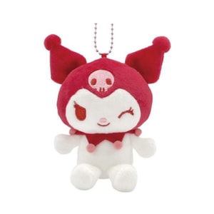 [일본에서 직접 우편 발송] 일본 SANRIO 산리오 쿠로미 20주년 한정 시리즈 레드 해피 플러시 펜던트 [쿠로미]