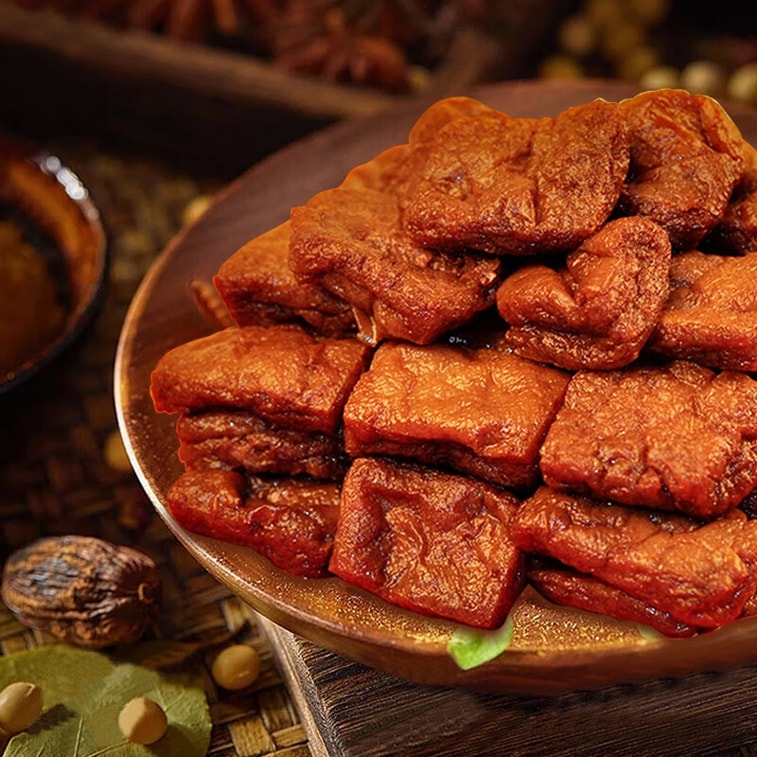 【中國直郵】 蜀風雅香 真正老陸稿薦 滷汁豆腐乾 素食高蛋白 零食宵夜 休閒零食 無錫特產 中華老字號 160g 6