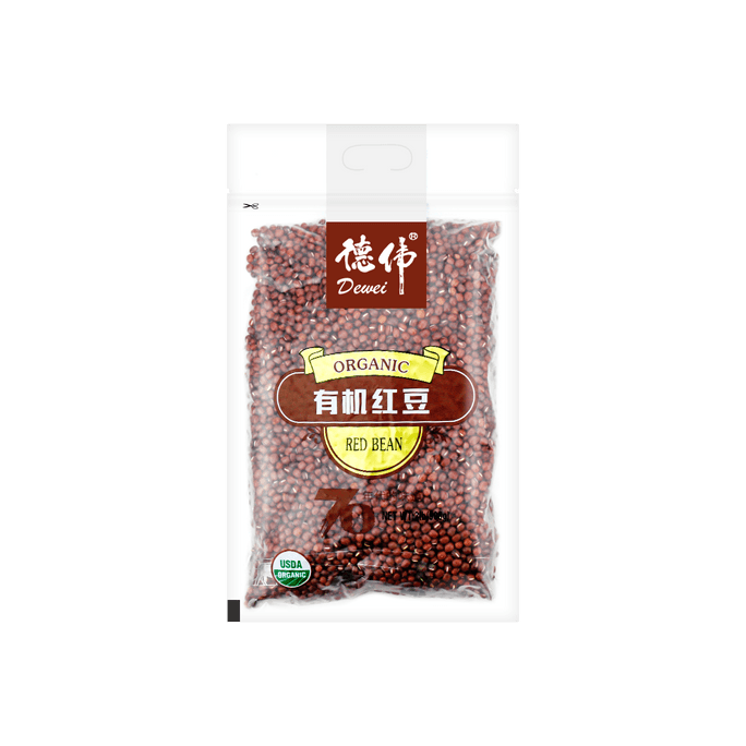 德偉 有機紅豆 紅小豆 可熬豆沙 908g
