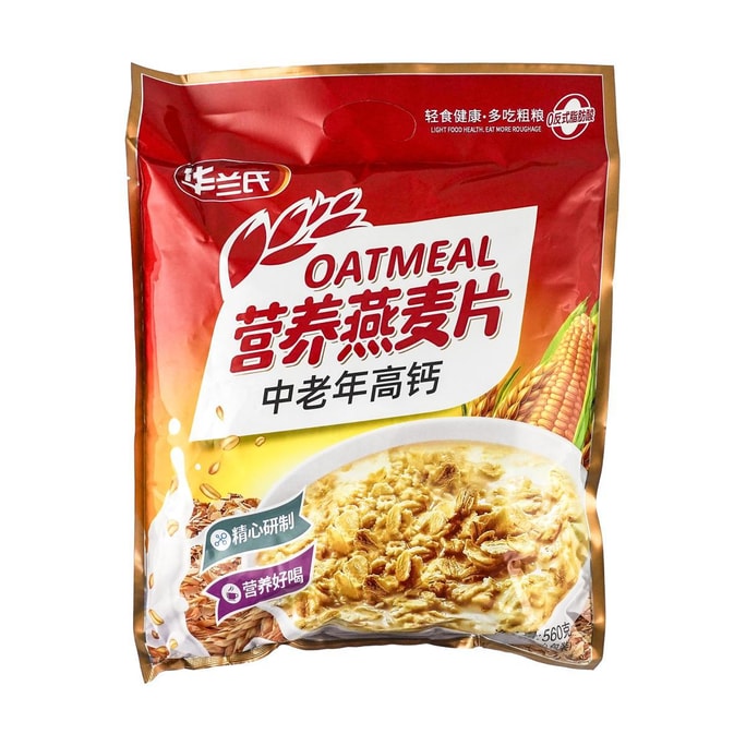 华兰氏 中老年高钙营养燕麦片 560g