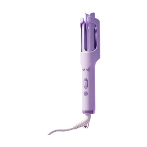 Cold Air Styling Automatic Curling Iron – 30mm, 110V-240V Worldwide Voltage, 100M Negative Ions, 3 Adjustable Temps, Double-Groove Anti-Scald, Dreamy Purple – 1 Set