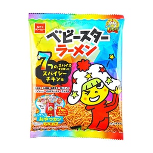 日本BABYSTAR贝贝星 点心面 干脆面 香辣鸡肉味 65g