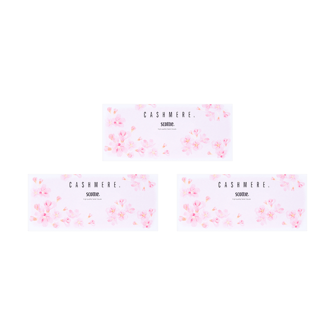 Tissue 220 Sheet Per Box Sakura Design *3【Value Pack】