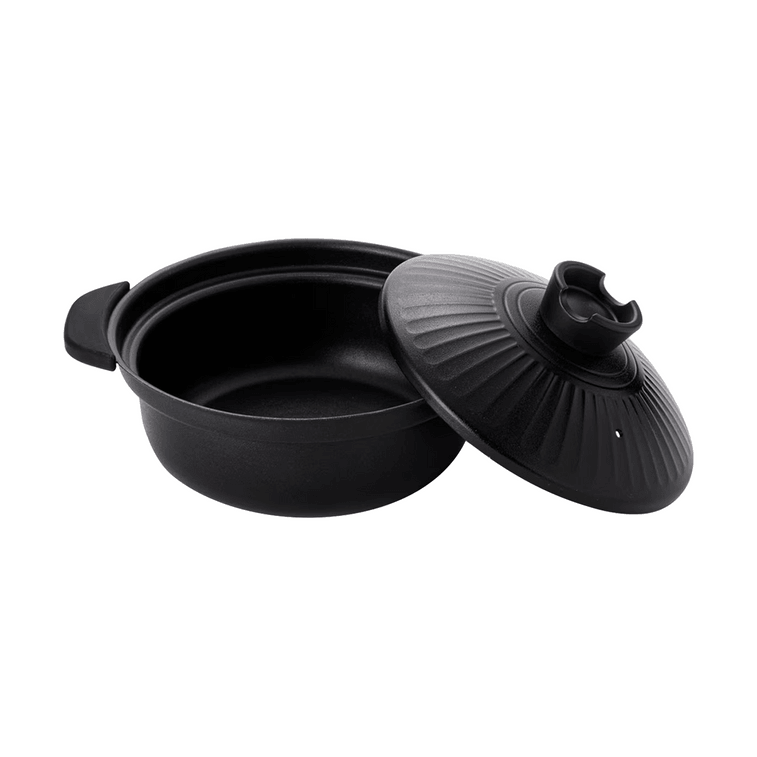 IH 플랫포트 알루미늄 합금소재 블랙 24cm 3