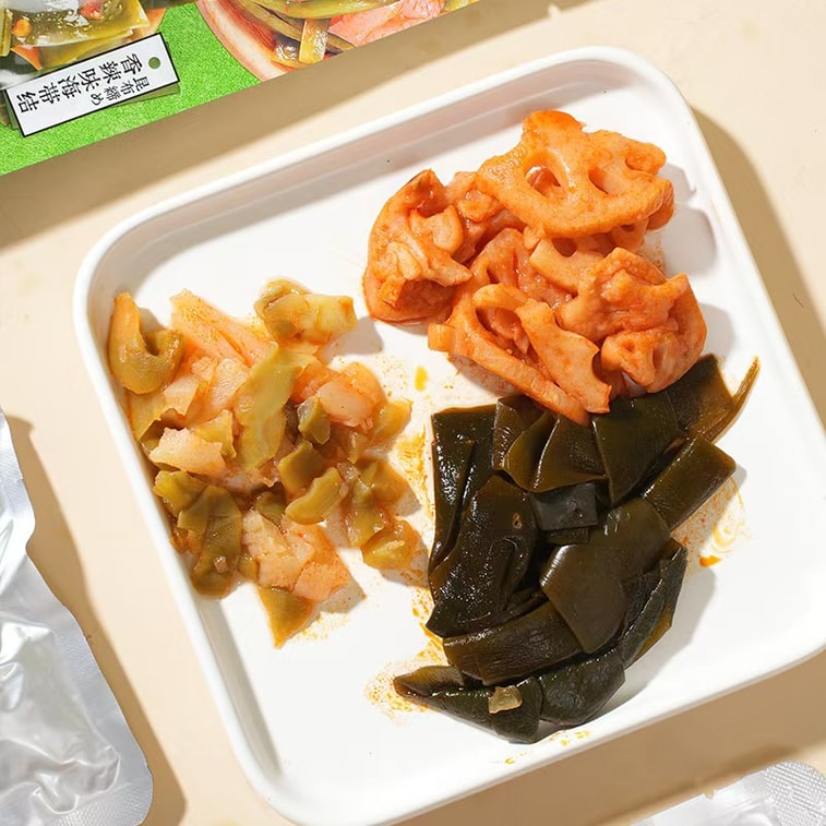 超友味 严选 三素混搭 魔芋贡菜 海带结 藕片 缤纷风味 顺滑爽脆 多重美味 150g 3
