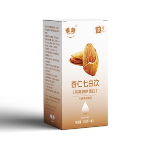 네슬레 비 아몬드 세븐 화이트 드링크, 제비집 콜라겐, 아몬드 파우더 - 누렇고 칙칙한 피부에 작별을 고하세요 [영양 보충식, 내부 미백] 영양 콜라겐 7 스틱 70g, 연씨, 마, 복령, 아몬드, 율무 함유