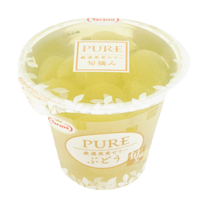 本物のフルーツ入りピュアグレープゼリー 9.52オンス