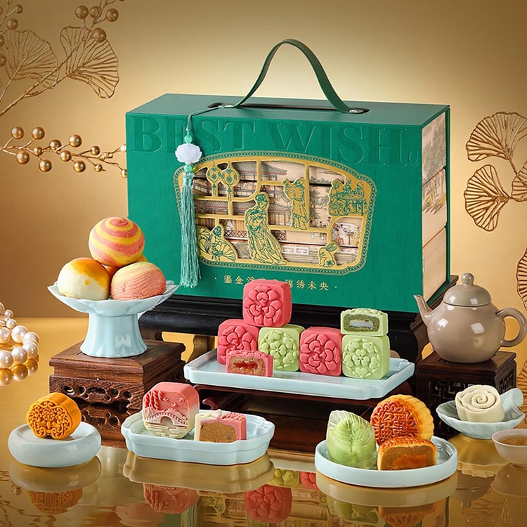 YOTIME 【Best Price】Traditional Mid-Autumn Festival Mooncake Gift