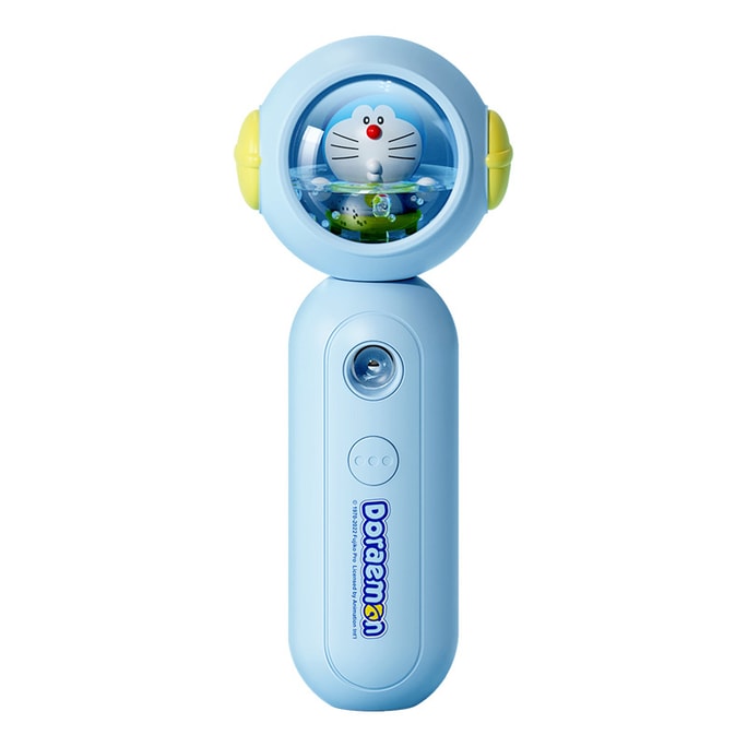 Humidifying Mist Portable Compact Handheld Humidifier Doraemon Handheld Hydrator Blue