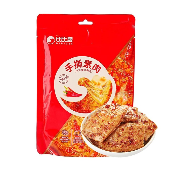 比比贊 手撕素肉 豆乾辣條 香辣味 220g