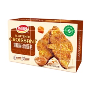 Flat Kesong bread crushed buns caramel flavor 108g*1 box