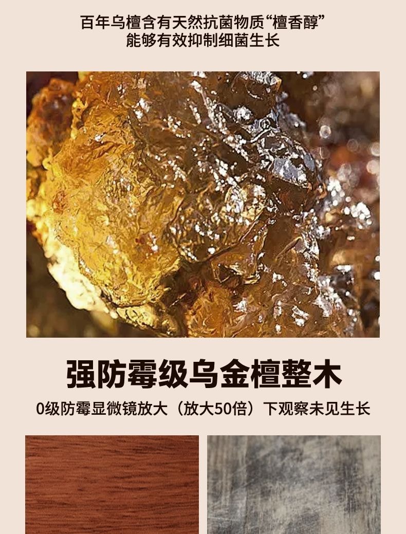 【中國直郵】 智家 小廚妞正宗烏檀木實木菜板雙面抗菌防黴砧板案板實木整木廚房加厚切菜板中號36*24*2.5cm*1個