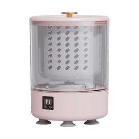 Wireless Charging Mini Washer & Spin Dryer – 4500mAh Long Battery Life, Blue Light Healthy Care, High-Speed Turbo Motor, IPX Waterproof, Compact Portable, Pink/White/Purple – 1 Unit