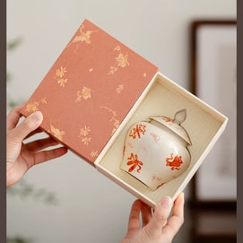 Chinese-style Tea Gift Set · Jixiang Ruyi - Fortune & Harmony Collection · Floral Style Black Tea 45g