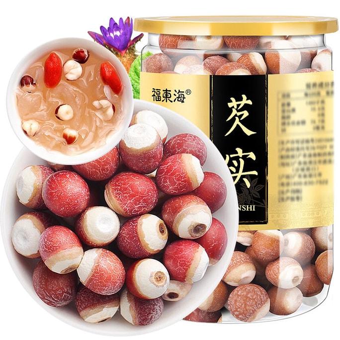 Gorgon fruit large particles of red skin Gorgon fruit kernel grains cooking porridge soup 200g / jar