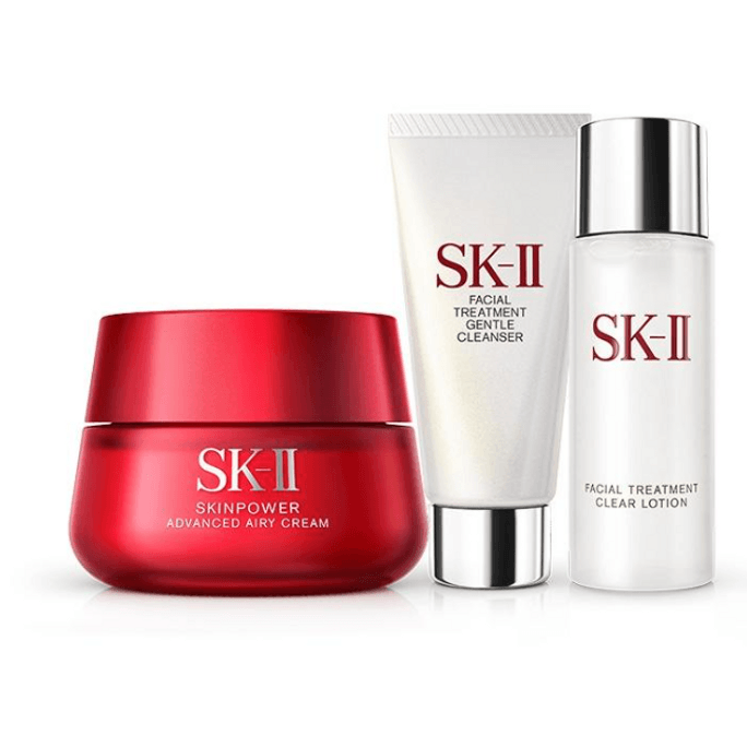 skinpower Revitalizing Repair Cream  New Big Red Jar Lightweight Version 50g + Clear Lotion 30ml  + C