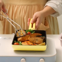 DR.HOWS NEO Square Frying Pan, Non-stick Pan, Tamagoyaki Pan, 24 cm (8 inch), Lemon Yellow