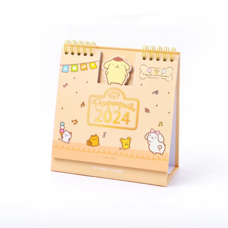 2024 Desk Calendar Sanrio Calendar Cute Ornament-Pompompurin 1Pc -  Yamibuy.com