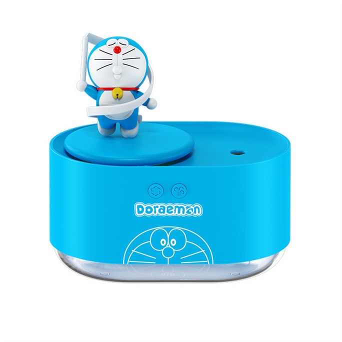 Doraemon Large Mist Volume Type Water Desktop Round Rotating Desktop Humidifier Dora Blue