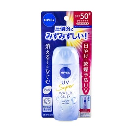 日本KAO花王 NIVEA妮維雅 水潤水感防曬啫咖哩 SPF50+ PA++++ 80g【清爽型】