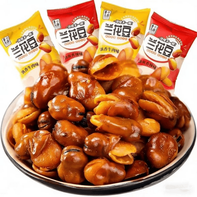 Mixed Flavor Nuts, Snacks, Fried Snacks, Fried Soybean, Orchid Bean 18g * 5 Bags