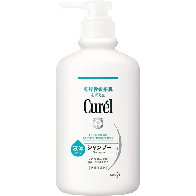 日本KAO花王 CUREL珂潤 補水潤浸保濕洗髮精 420ml