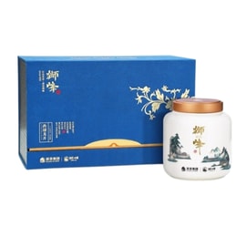 【中国直邮】 狮峰茶叶 2025新茶狮峰牌西湖龙井茶叶礼盒装明前特级青花绿茶 200g