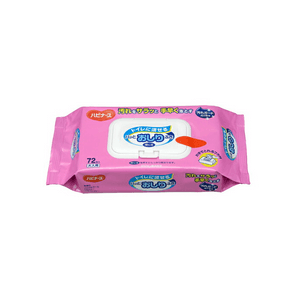 【日本直送】ピジョン ウェットトイレットペーパー（72枚）抗菌・すすぎ不要・水性・水洗OK