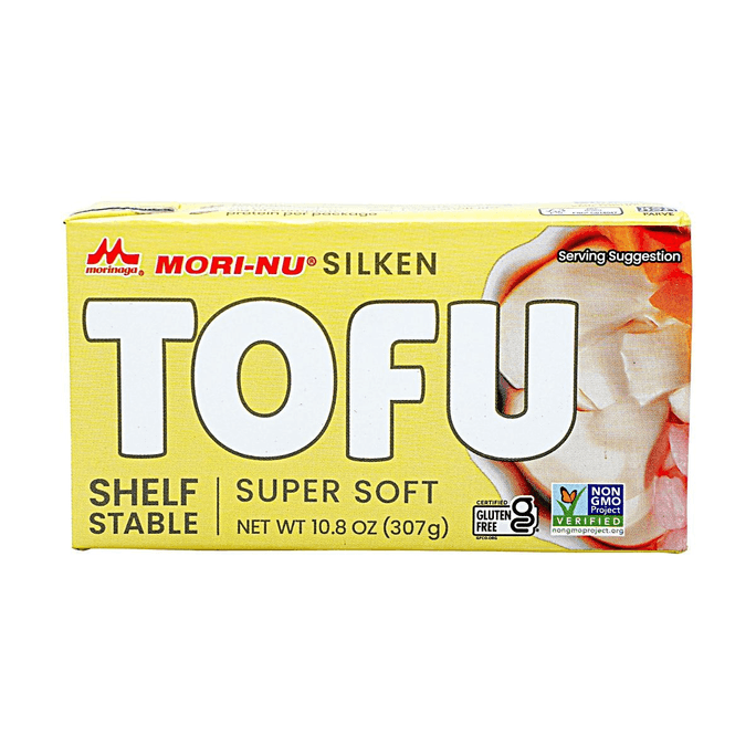 Mori-Nu Silken Tofu , Super Soft Type ,10.8 oz 【No Preservatives】【NON GMO】【Gluten Free】