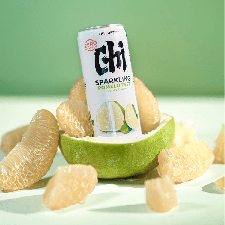 Chi Forest Sparkling Water Pomelo Zest Flavor, Soda Beverage,11.16