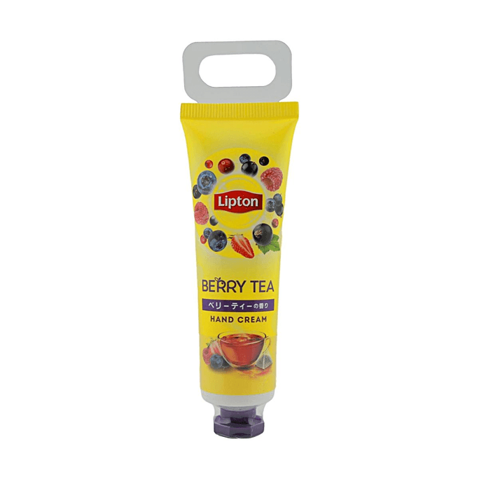 日本Lipton立顿 莓果茶香潤手霜 40g 【清爽保濕】【持久留香】