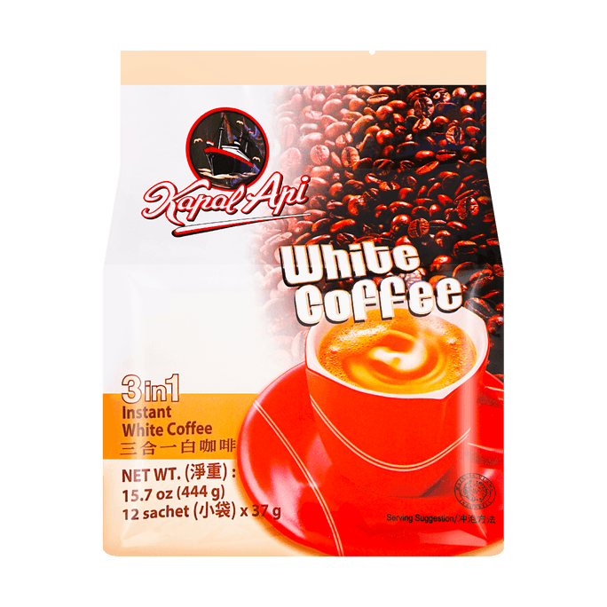 3 In 1 White Coffee 444g