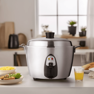 Tatung - TAC-11KN(UL) - 11 Cup Multi-Functional Stainless Steel Rice Cooker with Steaming & Stewing Features Warmer Wate