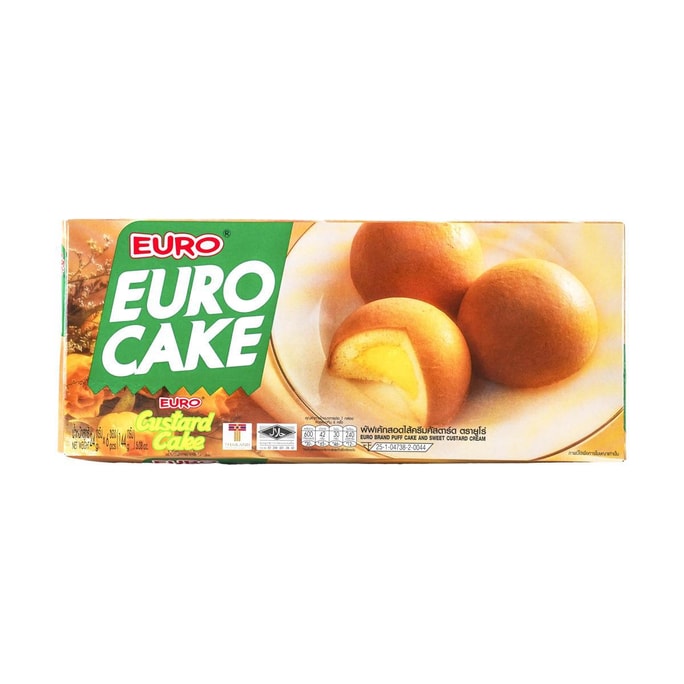 泰国EURO 原味奶黄夹心小蛋糕 蛋黄派 144g