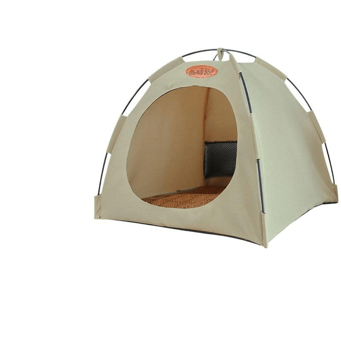 【中国直送】キャットバトラー 猫用ベッド、オールシーズン対応猫用テント、猫のキャンプやアウトドアでの安全に最適、オフホワイト、サイズL【犬は体重6kgまで、猫は体重6.8kgまで推奨】