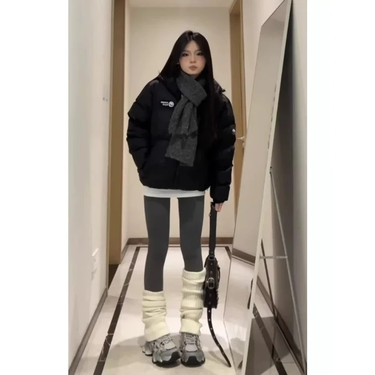 【중국 직배송】 에이포마이 블랙 벨벳 슬림핏 긴팔 기본티 XL 사이즈【가을/겨울 보온 이너】 고탄력 부드러운 피부 친화적 기모 허리 주름 슬림핏 미디엄 기장 패딩/니트/코트 레이어드 단품으로 바지/스커트와 코디 학생/유학생 통근 필수 사계절 기본템【여성 가을/겨울 이너 필수템】 5