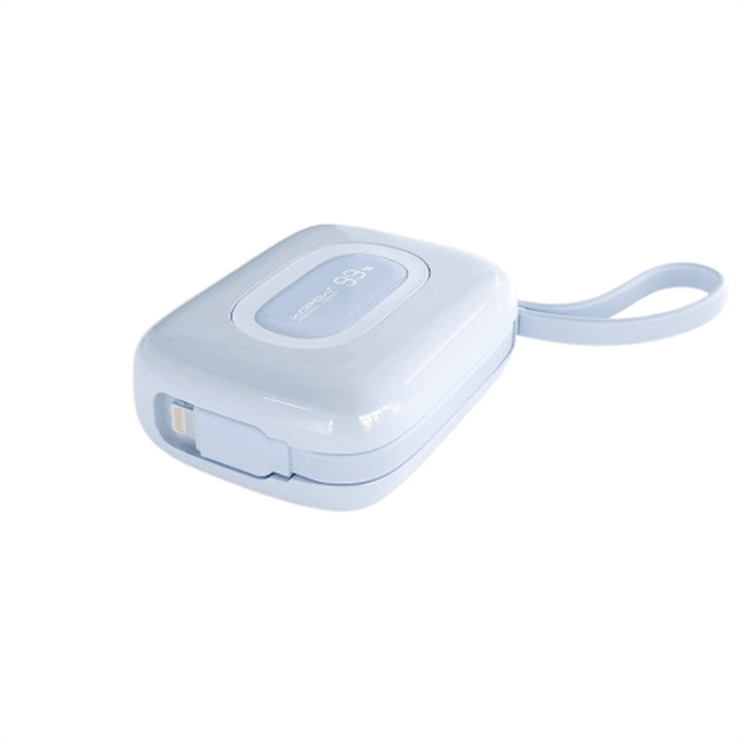 Charger Compact Portable Self-contained Cable Large Capacity Super Fast Charge Blue