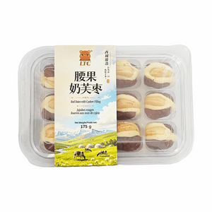 カシューナッツ入り赤ナツメヤシ 6.2oz 【西域厳選】【低糖質マシュマロフィリング】
