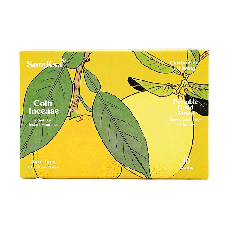 Feast & Lilt Series Coin Incense Yuzu Mountain Breeze Indoor Aromatherapy 10pcs 8