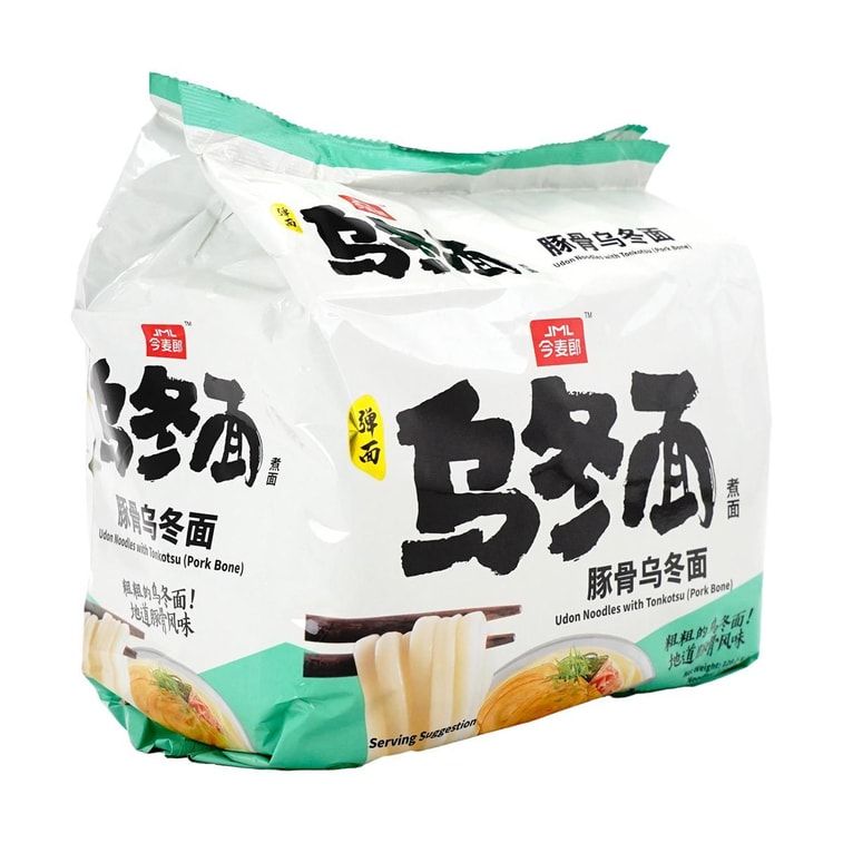 Japanese Pork Bone Flavor Udon Noodle with Tonkatsu, 4.52 oz*5 Pack 5