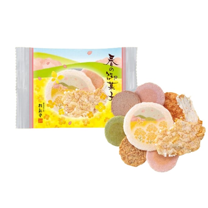 【日本直郵】日本 桂新堂 烤蝦餅 點心 8種口味 1袋