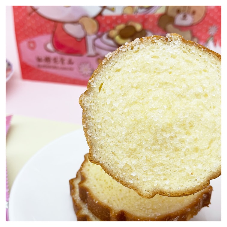 [台湾直邮]红樱花 KT法国面包脆饼(原味) 100g 8入 5