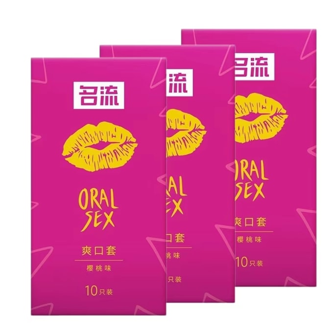 Condom Oral Sex Adult Interest-Cherry Flavor 30Pc